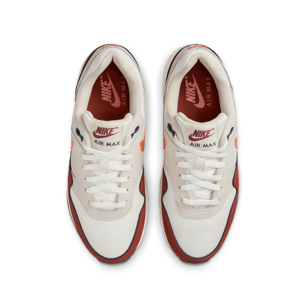 Air Max 1 Older Kids' Shoes - White