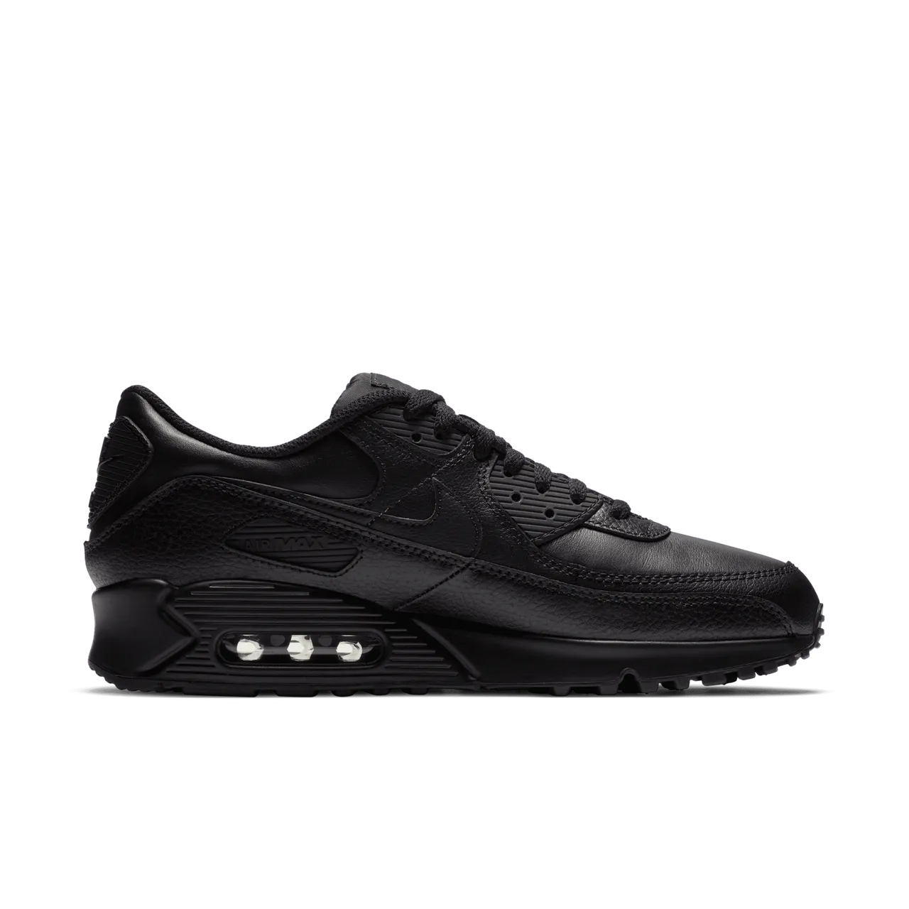 Air Max 90 LTR Men's Shoes - Black - Leather