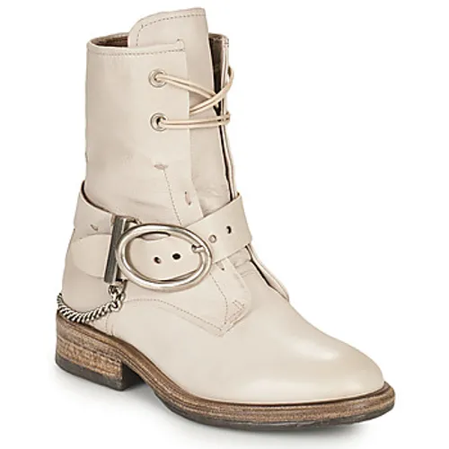 Airstep / A.S.98  FLOWER BUCKLE  women's Mid Boots in Beige