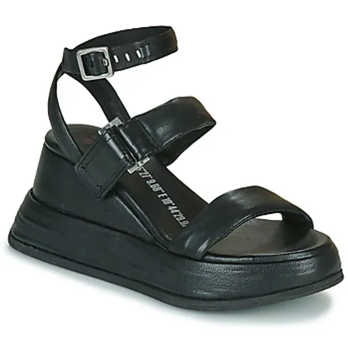Airstep / A.S.98  REAL BUCKLE  women's Sandals in Black