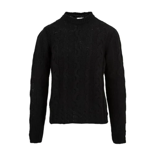 Akep , Black Sweaters for Men ,Black male, Sizes: