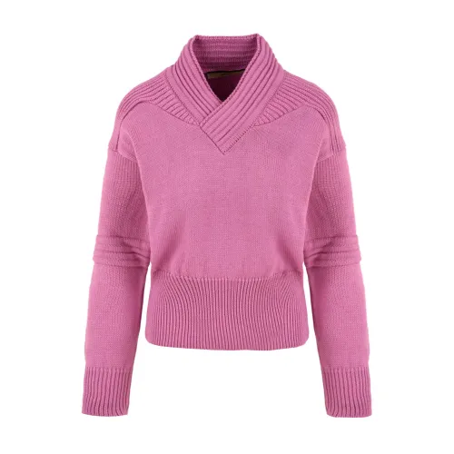 Akep , Fuchsia Sweater for Women ,Pink female, Sizes: