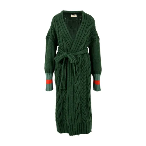 Akep , Green Coat for Women ,Green female, Sizes: