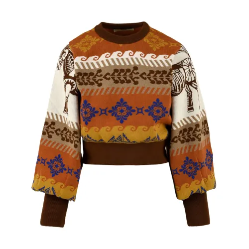 Akep , MultiColour Sweaters for Women ,Multicolor female, Sizes: