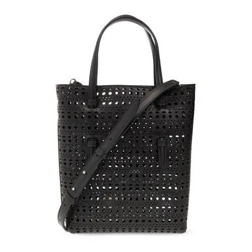 Alaïa , ‘Mina’ openwork shoulder bag ,Black female, Sizes: ONE SIZE