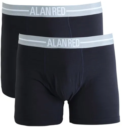 Alan Red Boxer Shorts Navy 2Pack Dark Blue Blue