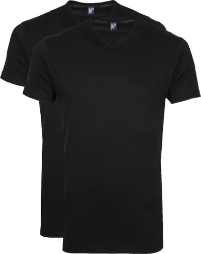 Alan Red T-Shirt V-Neck Vermont (2pack) Black
