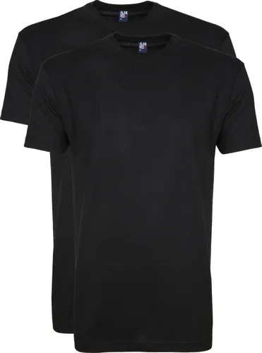 Alan Red T-shirt Virginia O-Neck 2-Pack Black