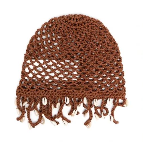 Alanui , Cozy Brown Beanie for Women ,Brown female, Sizes: ONE