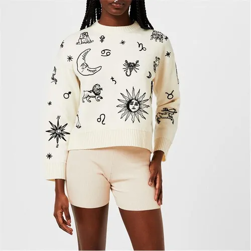 ALANUI Horoscope Sweater - Cream