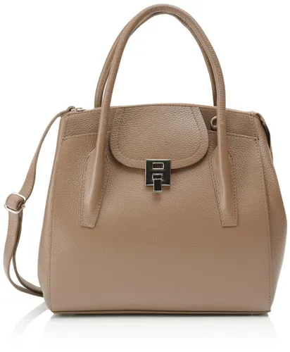 ALARY Women's Leather Handbag Shopper