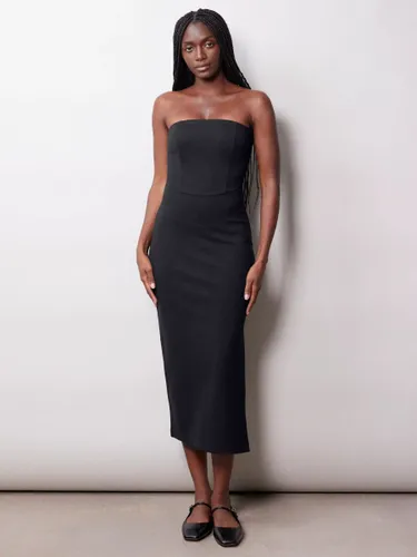 Albaray Bandeau Midi Dress, Black - Black - Female
