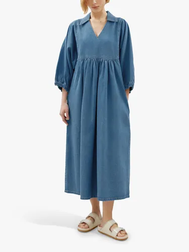 Albaray Denim Midi Dress, Indigo - Indigo - Female