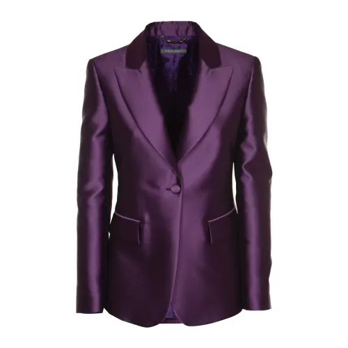 Alberta Ferretti , Alberta Ferretti Jackets Purple ,Purple female, Sizes: