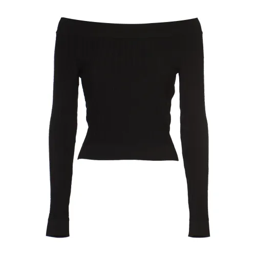 Alberta Ferretti , Black Sweaters for Women ,Black female, Sizes:
