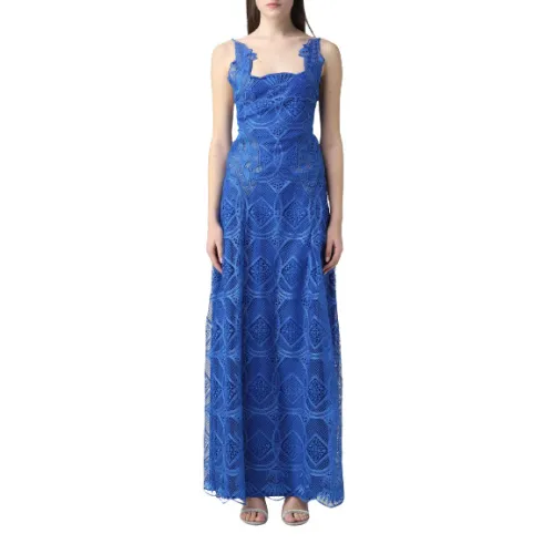 Alberta Ferretti , Dress ,Blue female, Sizes:
