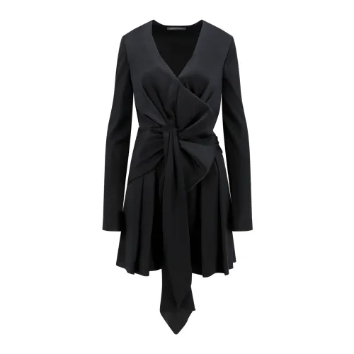 Alberta Ferretti , Womens Clothing Dress Black Aw23 ,Black female, Sizes: