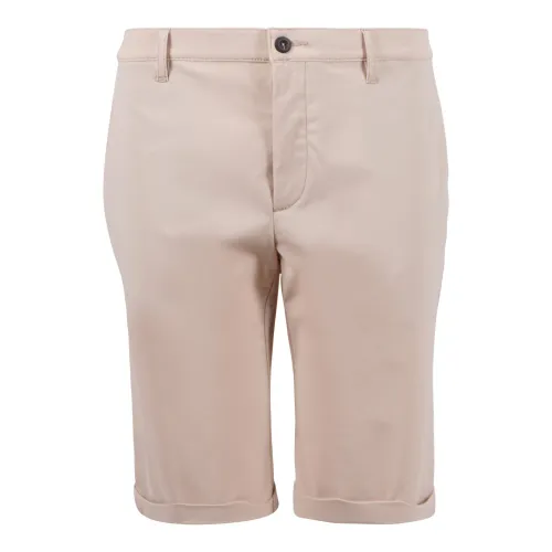 Alberto , Beige Bermuda Shorts ,Beige male, Sizes: