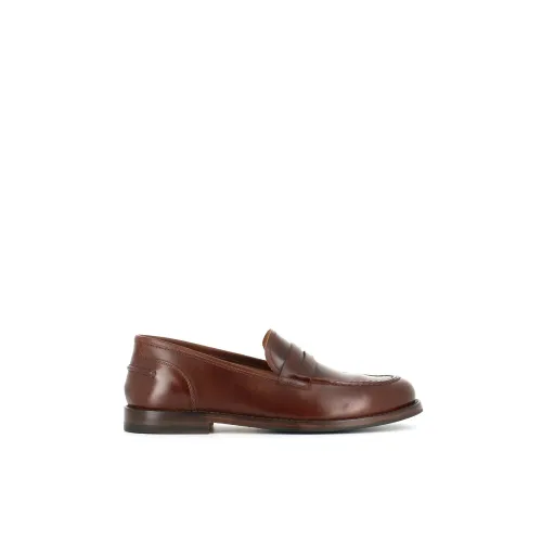 Alberto Fasciani , Classic Brown Leather Sandals ,Brown female, Sizes:
