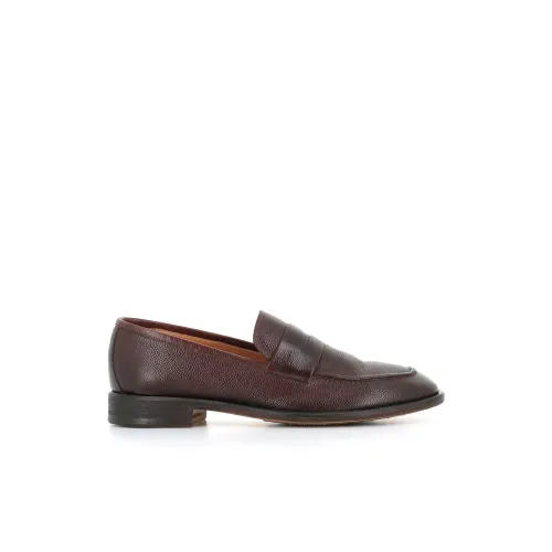 Alberto Fasciani , Dark Brown Leather Sandals ,Brown male, Sizes: