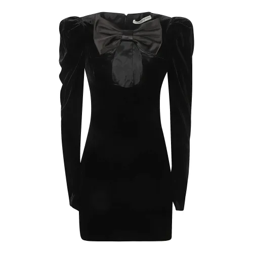 Alessandra Rich , Women's Clothing Dress Black Aw23 ,Black female, Sizes: