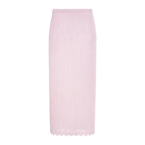 Alessandra Rich , Women`s Clothing Skirts Pink Ss23 ,Pink female, Sizes: