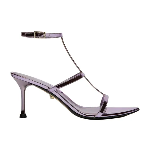 Alevi Milano , High Heel Sandals ,Purple female, Sizes: