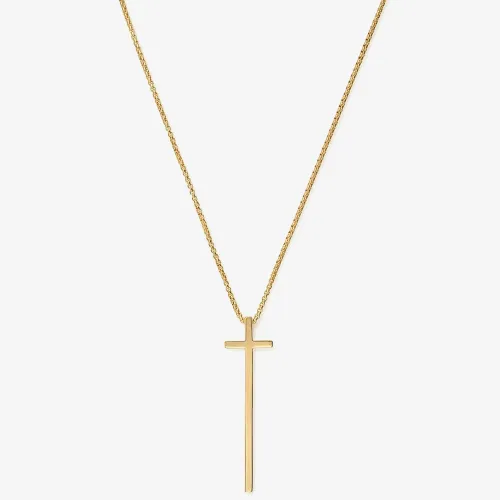 ALEX AND ANI Gold Plated Cross Adjustable Necklace PC17NCRG