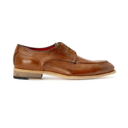 Alexander 1910 , Men Shoes Laced Brandy Ss22 ,Brown male, Sizes: