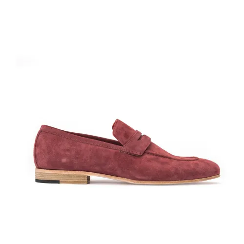 Alexander 1910 , Men's Shoes Moccasins Bordeaux Ss23 ,Red male, Sizes: