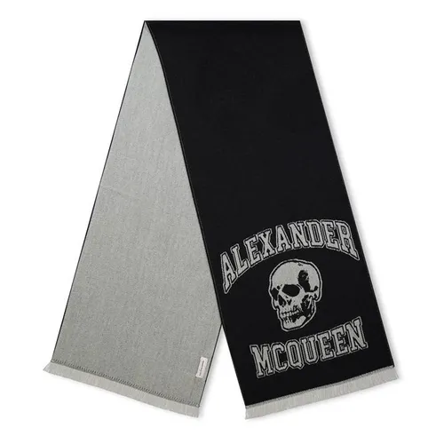 Alexander Mcqueen Alex Varsity Skull Sn41 - Black