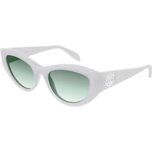 Alexander McQueen Alexander Mcqueen Sunglasses AM0377S - White