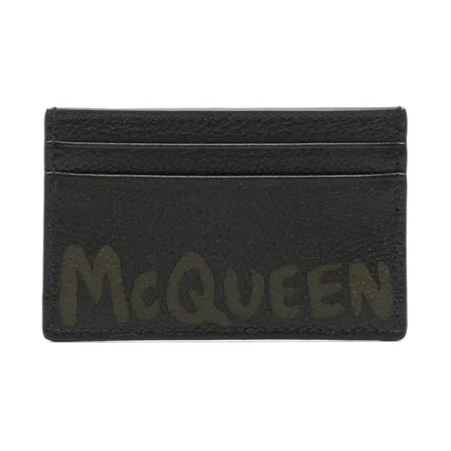 Alexander McQueen , Alexander McQueen Wallets Black ,Black male, Sizes: ONE SIZE