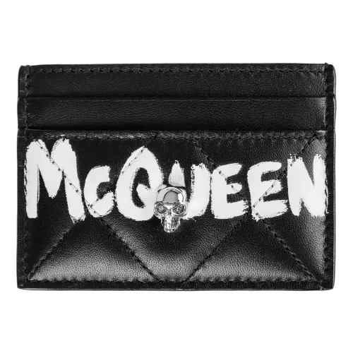 Alexander McQueen , Alexander Queen Leather Wallet ,Black female, Sizes: ONE SIZE