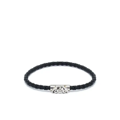 Alexander McQueen , Black Bijoux Bracelet with Eco Br Hardware ,Black male, Sizes: S, M
