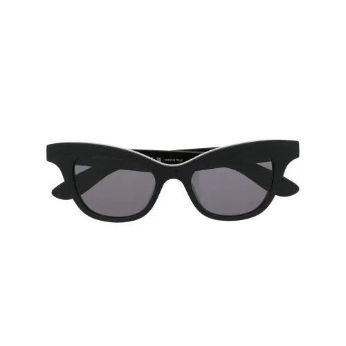 Alexander McQueen , Black Cat Eye Sunglasses ,Black female, Sizes: ONE