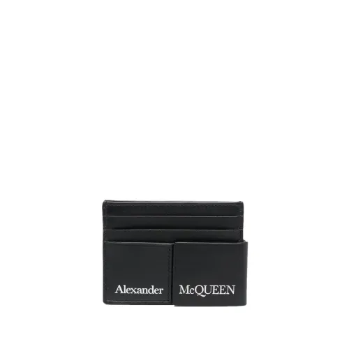 Alexander McQueen , Black Layered Cardholder ,Black male, Sizes: ONE SIZE