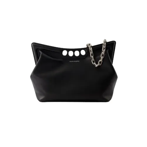 Alexander McQueen , Black Leather Handbag ,Black female, Sizes: ONE SIZE