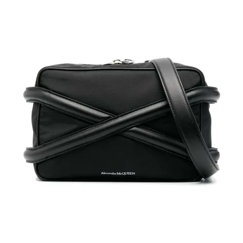 Alexander McQueen , Black Nylon Harness Camera Bag ,Black male, Sizes: ONE SIZE