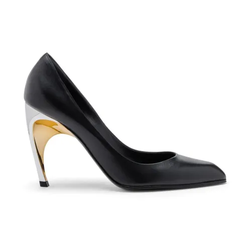 Alexander McQueen , Black Pointed Toe Stiletto Heel ,Black female, Sizes:
