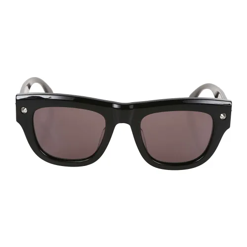 Alexander McQueen , Black Smoke Sunglasses ,Black male, Sizes: ONE