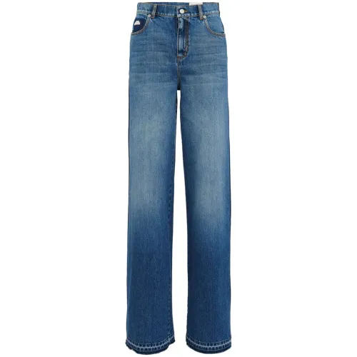 Alexander McQueen , Blue Jeans with 3.5cm Heel ,Blue female, Sizes: