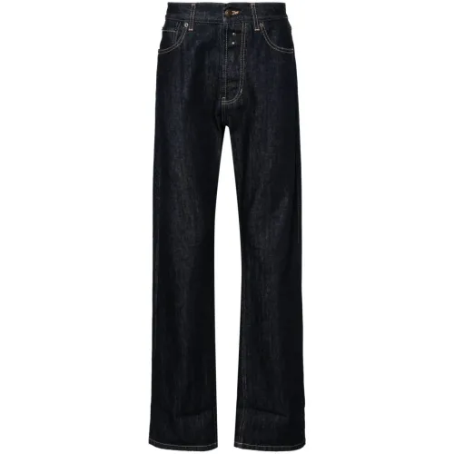 Alexander McQueen , Blue Jeans with Turn-up Hems ,Blue male, Sizes: