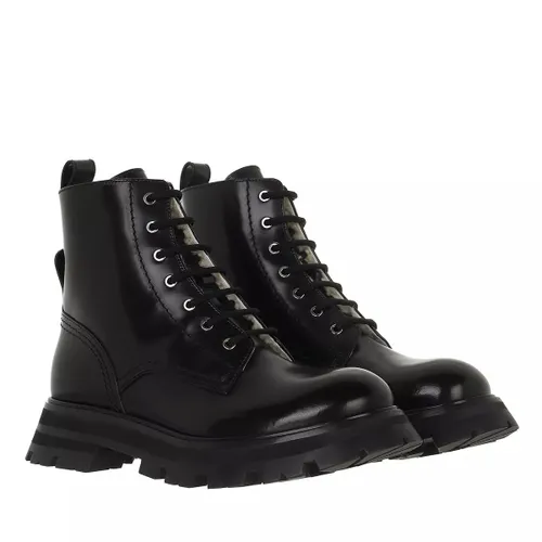 Alexander McQueen Boots & Ankle Boots - Ankle Boots Leather - black - Boots & Ankle Boots for ladies