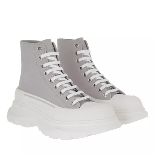 Alexander McQueen Boots & Ankle Boots - Tread Slick Sneaker Boots - grey - Boots & Ankle Boots for ladies