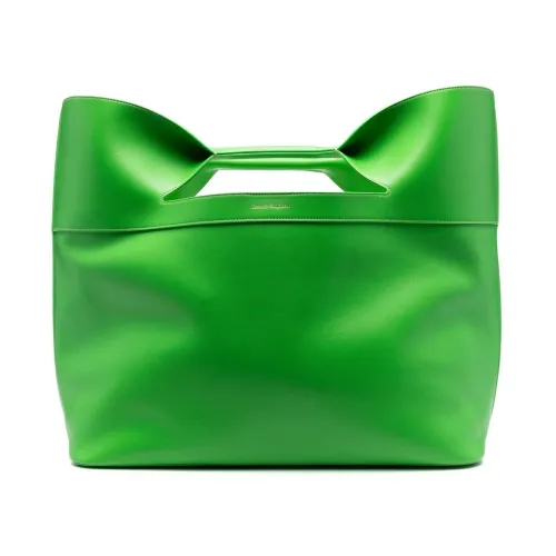 Alexander McQueen , Bow Large Tote Bag - Green ,Green female, Sizes: ONE SIZE