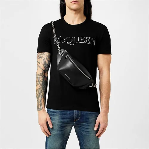 Alexander Mcqueen Chest Logo t Shirt - Black