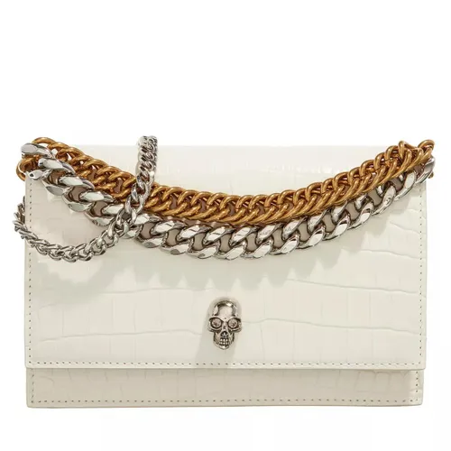 Alexander McQueen Crossbody Bags - Small Skull Bag Leather - creme - Crossbody Bags for ladies