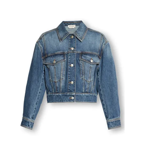 Alexander McQueen , Denim jacket ,Blue female, Sizes: