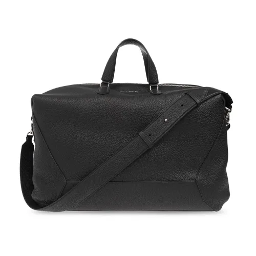 Alexander McQueen , Duffel bag with logo ,Black male, Sizes: ONE SIZE